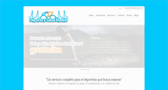 Desktop Screenshot of deporteysaludmadrid.com